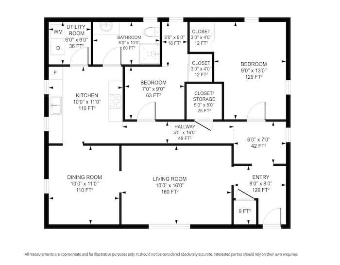 floor plan editing service - before