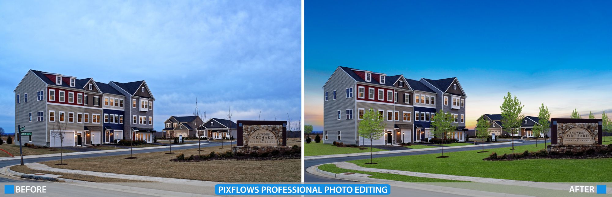 new background - real estate photo editing service company